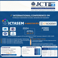 International Conference on Technological Advancements in Science, Engineering and Management ICTASEM-24 International Conference Poster